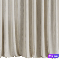 Curtain 04 3D Model Corona