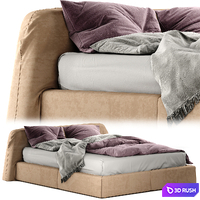Yildiz Bed 3D Model Vray