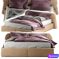 Yildiz Bed 3D Model Vray