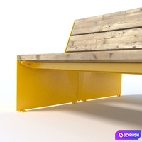 Vestre BLOC Seat 3D Model Corona