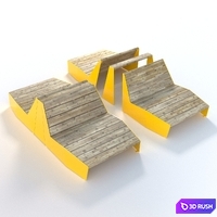 Vestre BLOC Sun bench / 1 3D Model Corona