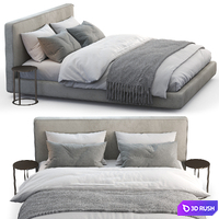 Bebitalia Bed Richard 3D Model Corona