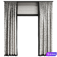 Curtains for the children's room 3D Model Corona