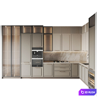 Kitchen 0298 3D Model Vray, Corona