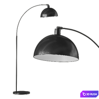 Floor lamp Greno Black 3D Model Corona