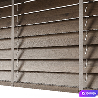 Wooden blinds Set 25 3D Model Vray, Corona