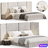 Palazzo Bed By Monologuelondon 3D Model Corona