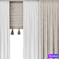 Curtain 002 / Curtains 3D Model Corona