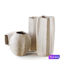 Set of decorative vases #7 3D Model Vray, Corona