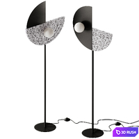 Robin Regina Side Floor Lamp 3D Model Corona