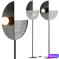 Robin Regina Side Floor Lamp 3D Model Corona