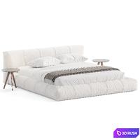 Mobili Bed 3D Model Corona