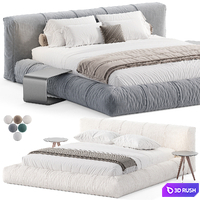 Mobili Bed 3D Model Corona