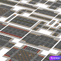 Road 02 3D Model Vray, Corona
