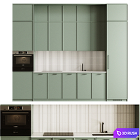 Kitchen 3 3D Model Corona