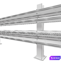 Guard Rail 3D Model Vray