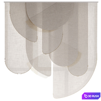 Window panels Rayon by Studio MTX 3D Model Vray, Corona