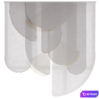 Window panels Rayon by Studio MTX 3D Model Vray, Corona