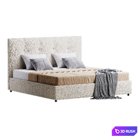 Argan bed 3D Model Corona