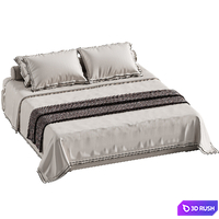 Bed linen 31 3D Model Corona