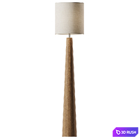 Tapered Floor Lamp 3D Model Corona