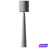 Tapered Floor Lamp 3D Model Corona