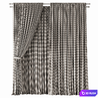 Curtain 21 3D Model Corona