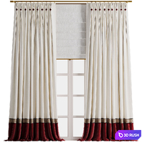 Curtains #26 3D Model Corona