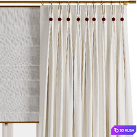 Curtains #26 3D Model Corona