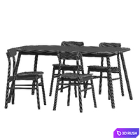 Chairs Ronningen + Wedbu Table from Ikea 3D Model Corona