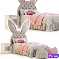 Circu Rabbit Bed 3D Model Vray