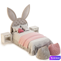 Circu Rabbit Bed 3D Model Vray