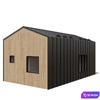 Barn house_001 3D Model Vray, Corona