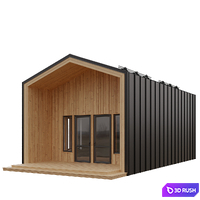 Barn house_001 3D Model Vray, Corona
