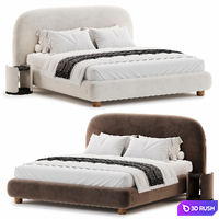 Arwen Bed by Rete Home 3D Model Corona
