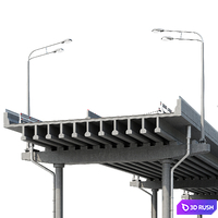 Auto Overpass Editable Low Poly 3D Model Corona