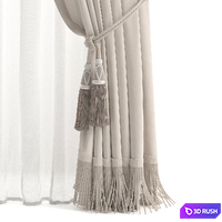Curtains 59 3D Model Vray, Corona
