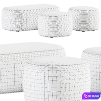 Guest Pouf by Liu Jo Living Collection / Pouf 3D Model Corona