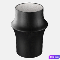 Basi Drum Table 3D Model Vray, Corona