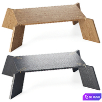 Dingo restaurant modern table / Wooden restaurant table 3D Model Corona