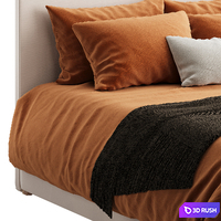 Pacific Bed 3D Model Corona