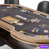 Poker table Edra WL25 3D Model Corona