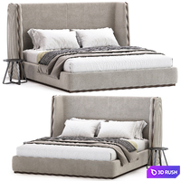 Barlow bed by mezzocollection 3D Model Vray, Corona
