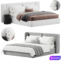 Bed Level 05 WHITE By Wheelhousedesign 3D Model Corona