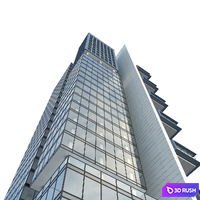 High-rise office building No. 5 3D Model Vray, Corona