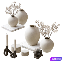Decorative set 09 3D Model Corona