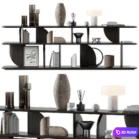 Ethnicraft - Geometric Console 3D Model Vray, Corona
