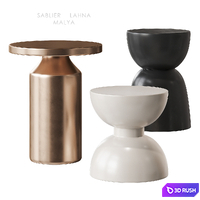 Sablier Lahna Malya table La Redoute 3D Model Vray, Corona