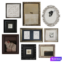 Wall decor - 18 3D Model Vray, Corona