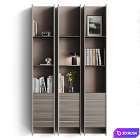 Modular shelving 3D Model Vray, Corona